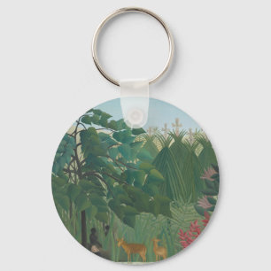 Porte-clés Cascade d'Henri Rousseau, Art Vintage