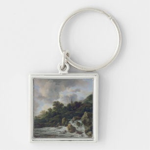 Porte-clés Cascade près d'un village, c.1665-70