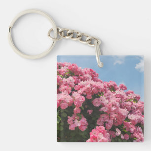 Porte-clés Cascade Rose Épanouie