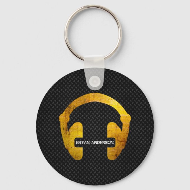 Porte-clés Casque Grunge (Recto)