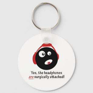 Porte-clés Casques GameFYi attachés chirurgicalement