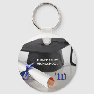 Porte-clés Casquette et Tassel Porte - clé de graduation pers