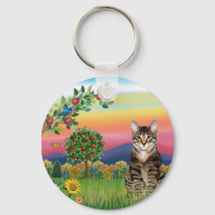 Porte-clés Cat (Tabby1) - Bright Country