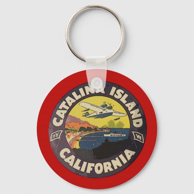 Porte-clés Catalina Island Californie (Recto)