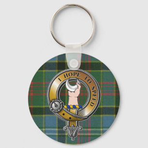 Porte-clés Cathcart Tartan & Badge