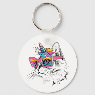 Porte-clés Caticorn So Meowgical