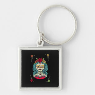 Porte-clés Catrina Día de Muertos Web