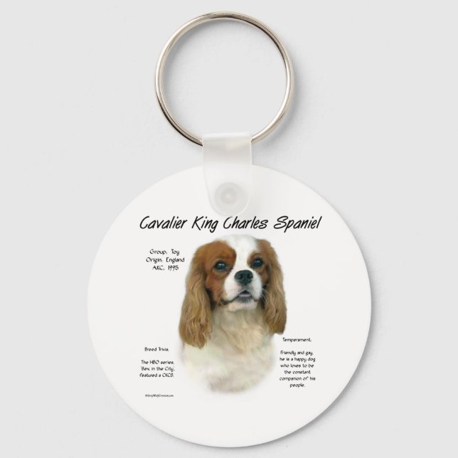 Porte-clés Cavalier King Charles Spaniel Breed Porte - clé (Recto)