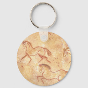 Porte-clés Cave Drawing Painting of Horses
