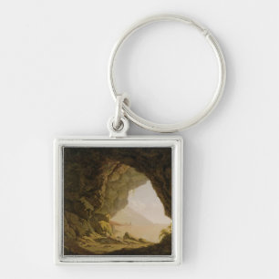 Porte-clés Caverne, près de Naples, 1774 (huile sur la toile)