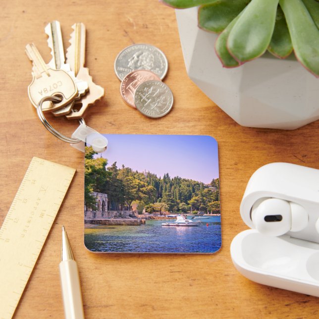 Porte-clés Cavtat, Croatie Vue plage (Bureau)