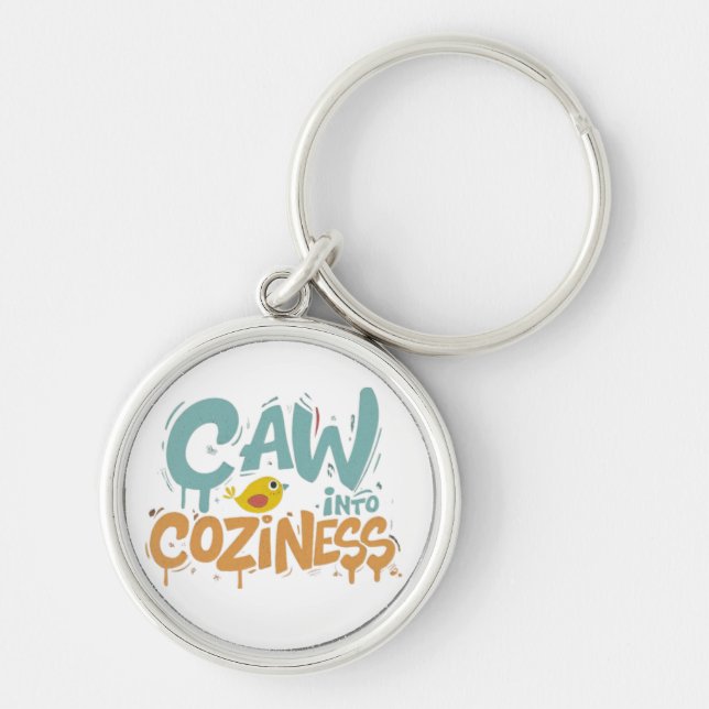 Porte-clés Caw, dans, Coziness (Devant)