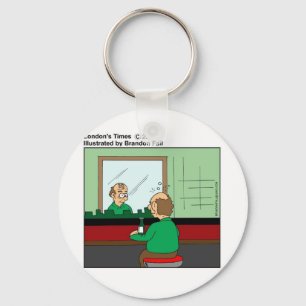 Porte-clés Ce Fini Stickers Tête Vanity Drôle Cadeaux & Tee