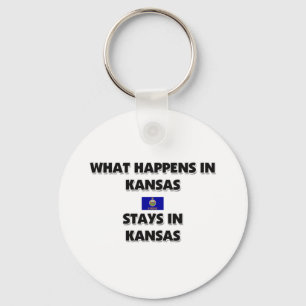 Porte-clés Ce Qui Se Passe Au KANSAS Reste Là