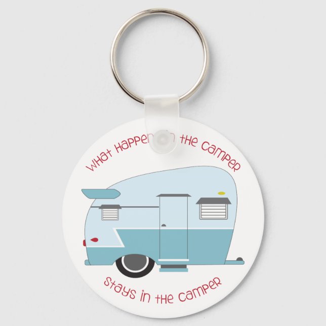 Porte-clés Ce Qui Se Passe Dans Le Camper (Recto)