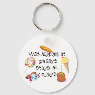 Porte-clés Ce qui se produit chez Granny&apos ; s RESTE chez