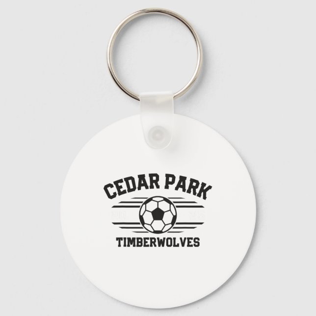 Porte-clés Cedar Park Timberwolves Soccer Ll 2025  (Recto)