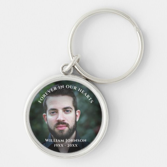 Porte-clés Célébration Du Souvenir De La Vie Photo Personnali (Devant)