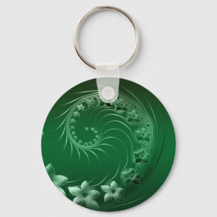 Porte-clés Célébration verte de destin de partie de conceptio