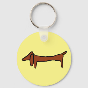 Porte-clés Célèbre Abstrait Porte - clé Dachshund