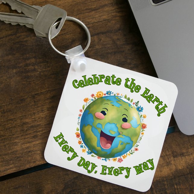 Porte-clés Célébrer le Porte - clé de la Terre (Créateur téléchargé)
