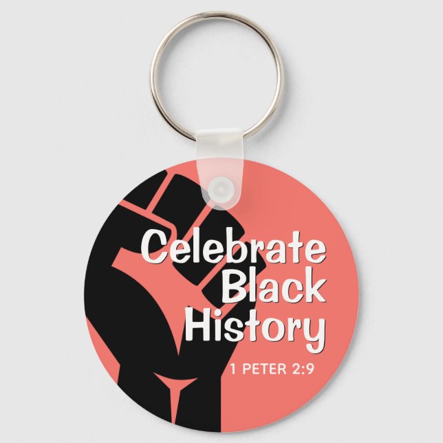 PORTE-CLÉS CÉLÉBRER L'HISTOIRE NOIRE (Recto)
