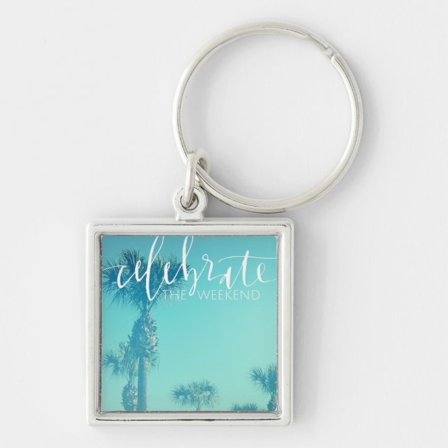 Porte-clés Célébrez le week-end (Devant)