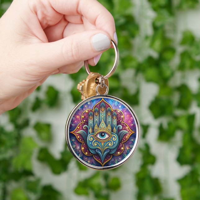 Porte-clés Celestial Hamsa  (Main)