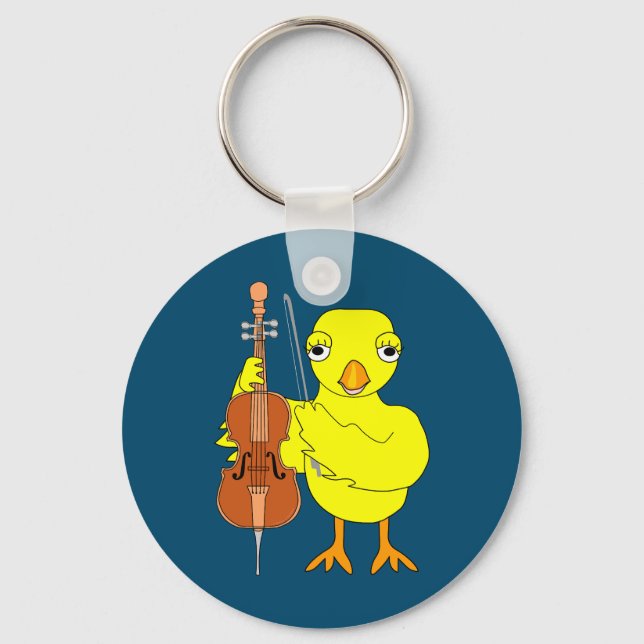 Porte-clés Cello Chick (Recto)