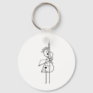 Porte-clés Cello Girl