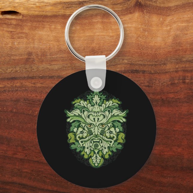 Porte-clés Celte Green païen irlandais mythologie écossaise D (Recto)
