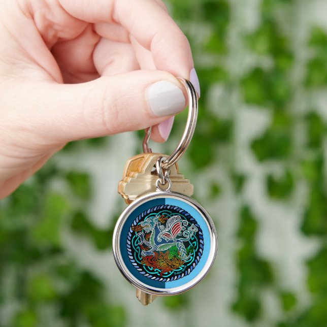 Porte-clés Céltique dragon (main)