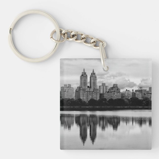 Porte-clés Central Park, horizon de NYC (Devant)