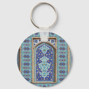 Porte-clés Cercle de clé de conception murale en carrelage él
