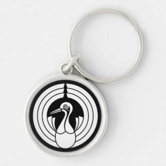Porte-clés Cercle noshi en forme de grue