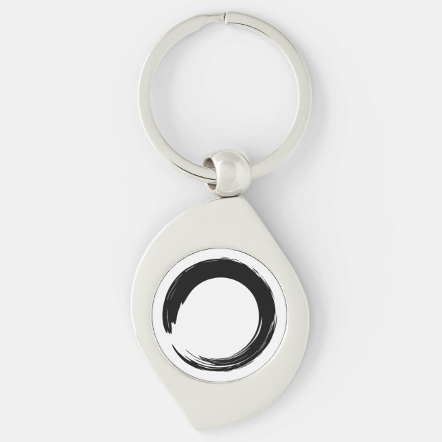 Porte-clés Cercle Zen Enso (Devant)