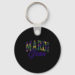 Porte-clés Cerf de chasse Camo Mardi Gras