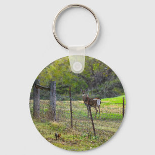 Porte-clés Cerf Et Écureuil