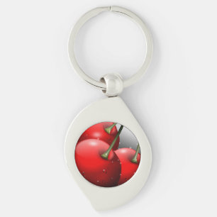 Porte-clés Cerises avec gouttes de ragoût