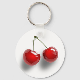 Porte-clés Cerises laquées du Dessert Rouge