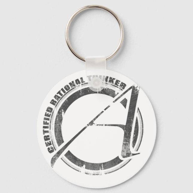 Porte-clés Certifié Rational Thinker (Recto)
