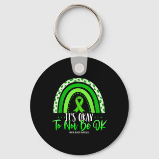 Porte-clés C'Est Bon De Ne Pas Être D'Accord Green Ribbon Men
