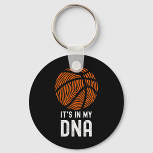 Porte-clés C'est dans My Dna Bysketbyll Joueur Byll Jeu Fun B