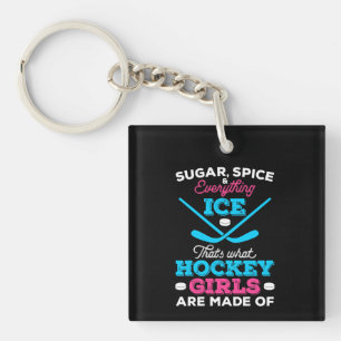Porte-clés C'est de ça que les filles de hockey sont faites