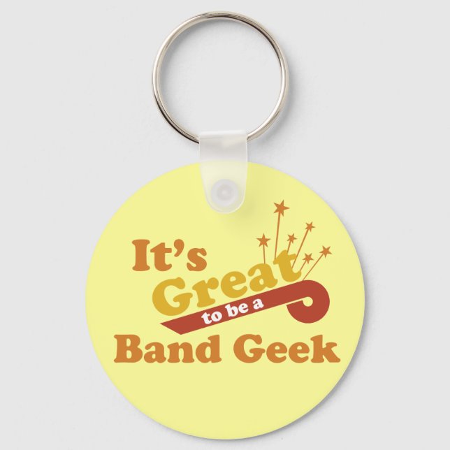 Porte-clés C'est génial d'être un Geek de groupe (Recto)