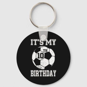 Porte-clés C'est la conception de football pour mon 10e anniv