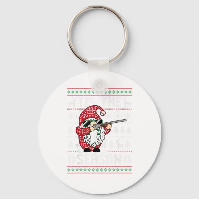 Porte-clés C'Est La Saison Deer Gnome Reindeer Noël (Recto)