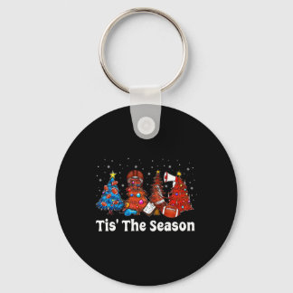 Porte-clés C'Est La Saison Football Ornements De Noël Pour La