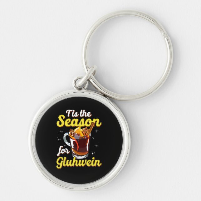 Porte-clés C'Est La Saison Pour Gluhwein Spiced Mulled Wine L (Devant)