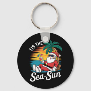 Porte-clés C'Est Le Sea Sun Père Noël Beach Noël En Juy